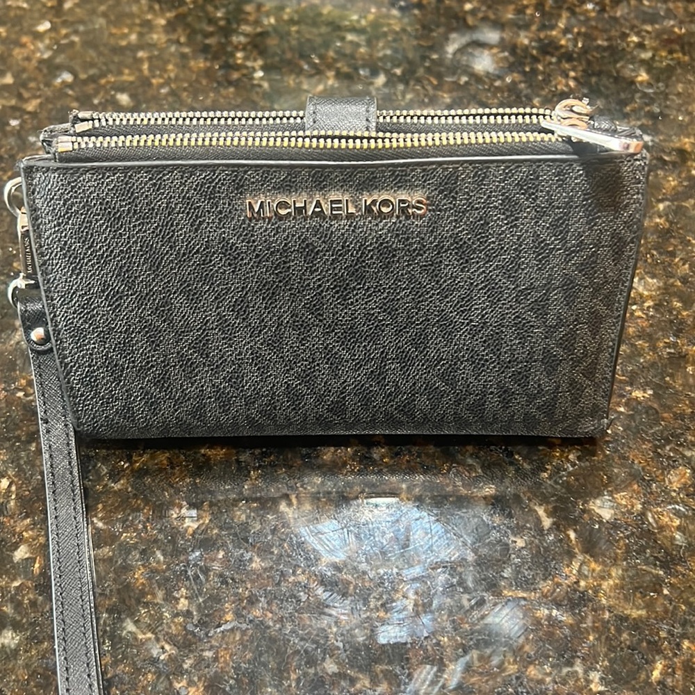 Michael Kors clutch, black, New